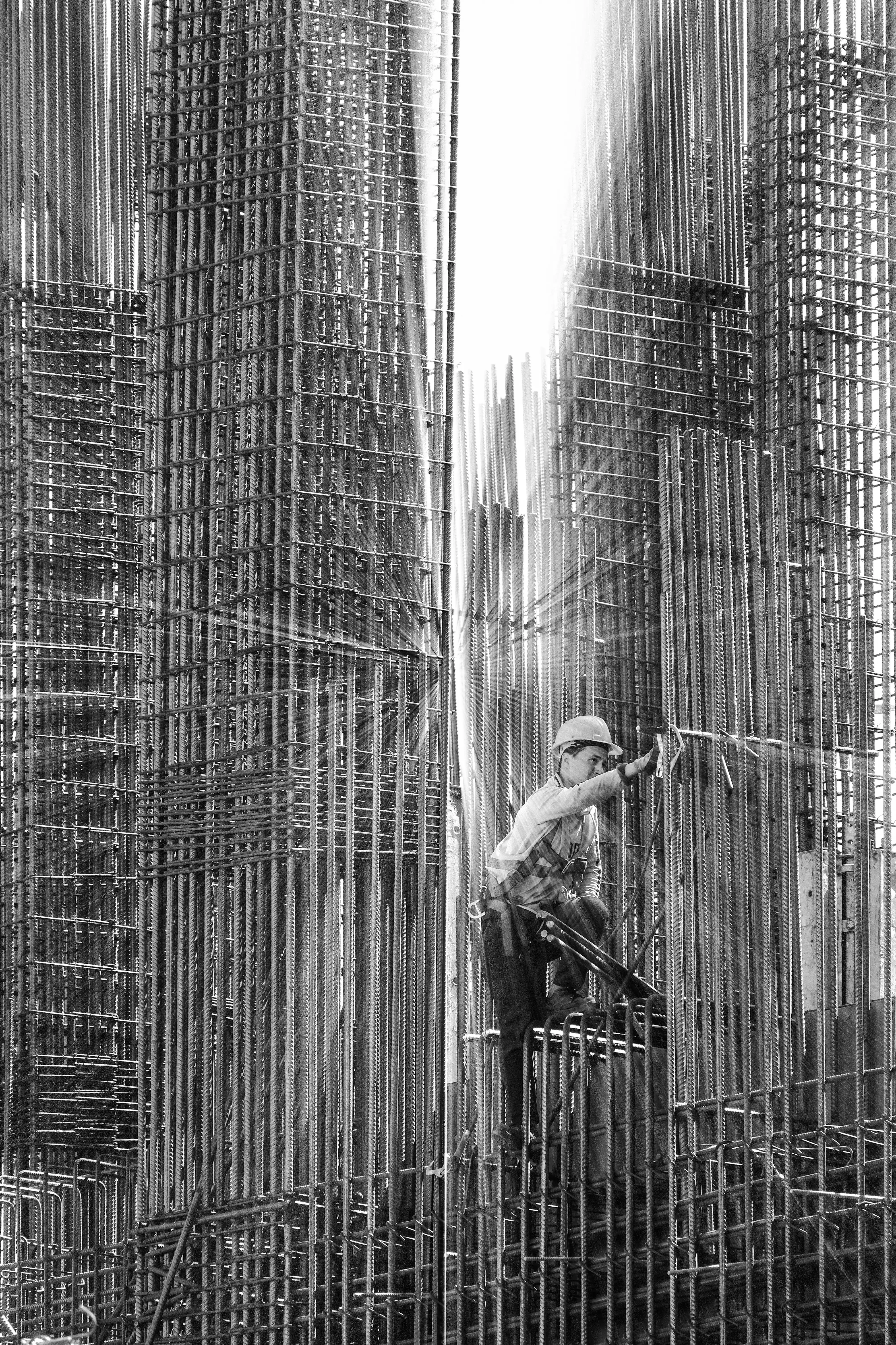 Architecture en noir et blanc